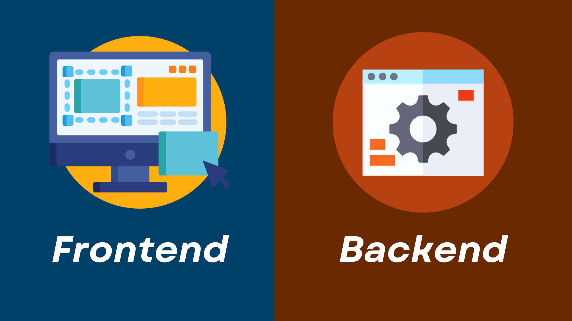 frontend backend